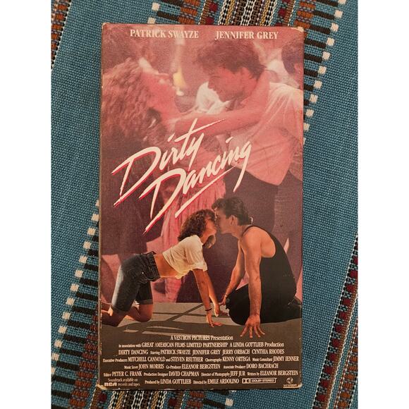 Dirty Dancing (VHS, 1987) Patrick Swayze Jennifer Grey Video Tape Untested - Picture 1 of 3